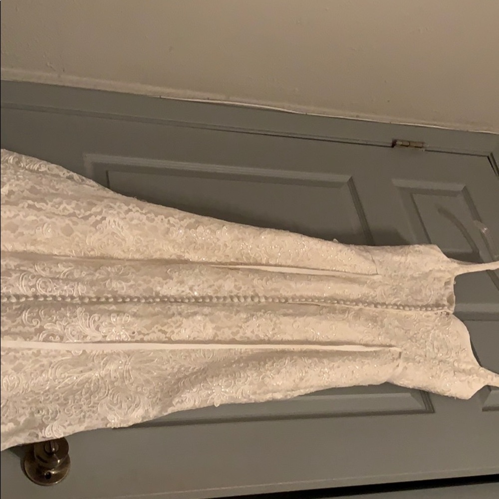 oleg cassini wedding dress size 4 - Picture 4 of 6